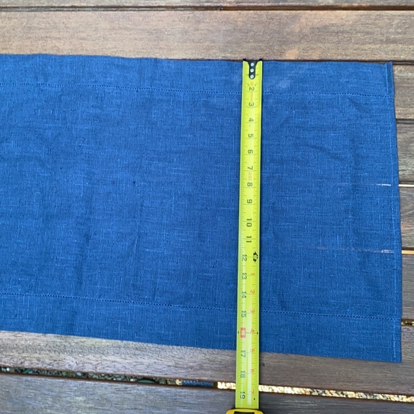 Linen table runner - Navy Blue - Picture 4 of 4
